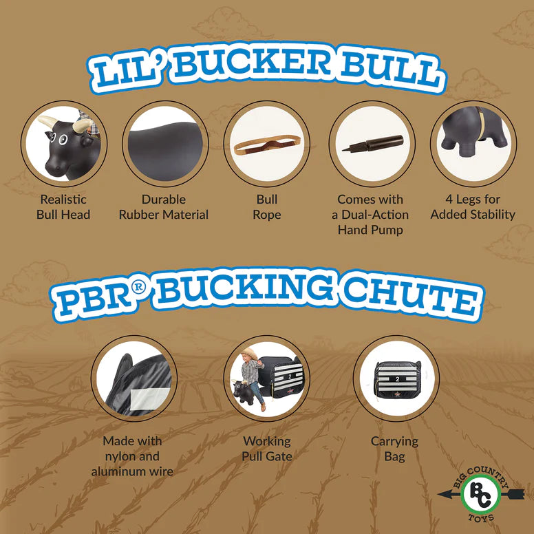 Lil Bucker Bull & PBR Bucking Chute